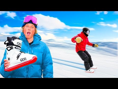 We Tried The World's SMALLEST Skis - Presented By DJI Osmo Action 3