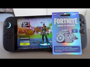How to Redeem a Fortnite V-Bucks Gift Card on Nintendo Switch 2