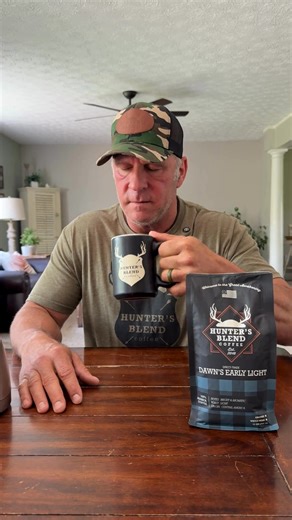 I'm looking out for you... and your coffee too! #dawnsearlylight #coffee #coffeeroasts #huntersblendcoffee | Hunter’s Blend Coffee