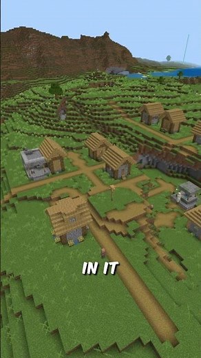 THIS MINECRAFT BEDROCK STARTER SEED HAS A DOUBLE BLACKSMITH VILLAGE!