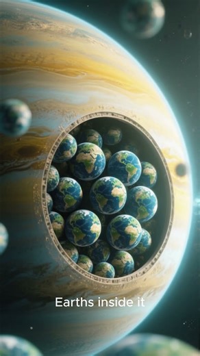 “Earth vs. Jupiter: Scale of Giants”