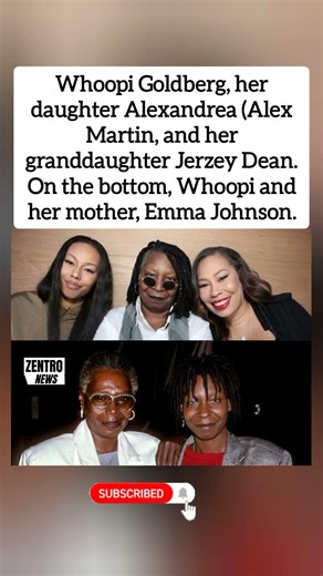 Three generations. One legacy. Whoopi’s family tree 🌳 #shorts
