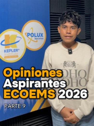 Este 2026 tuvimos 300 alumnos que ingresaron a prepas de la UNAM y del IPN por medio del examen ECOEMS 🎓🧡 ¿Nuestro secreto? Algunos de nuestros estudiantes te lo cuentan 😇 📲 Si tu meta es entrar a una Prepa, un CCH o una Voca... iniciamos nuestro siguiente curso para el examen ECOEMS 2027 en octubre... Mándanos DM o WhatsApp para más info 📞 55 3954 2896 #examendeadmisión #ecoems #preparatoria #cursoskepler #ponmeenparati