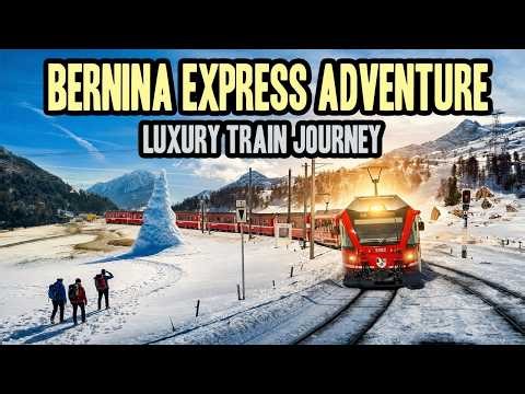 Breathtaking Winter Wonderland: Bernina Express Through the Swiss Alps | Italy to Switzerland