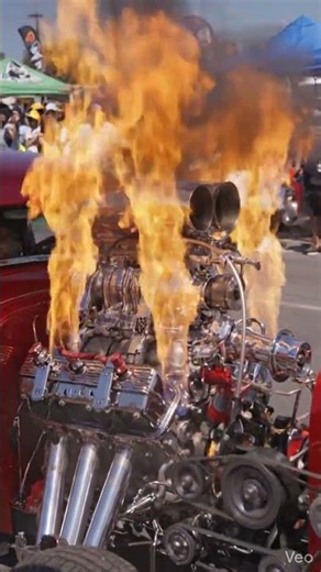 Fire Engine Hot Rod 🔥 Insane Power