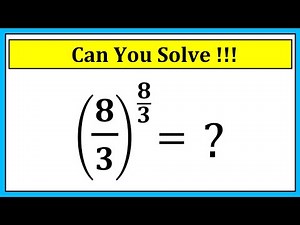 Can You Solve this Nice Exponential Math without Calculator | Algebra
