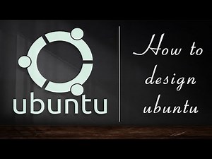 Designing ubuntu logo by fast steps تصميم لوجو اوبونتو بخطوات سريعة