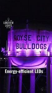 Water Tower Lights - Color Changing Custom Shows