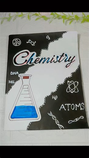 Chemistry Project File Decoration Ideas 🤩 | Practical File DIY Design | #trending #schoolproject#diy