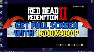 Red dead Redemption 2 full screen not working!  [Fixed]