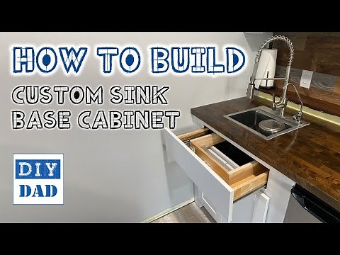 How To: Build a Custom Sink Base Cabinet Out of a Regular Cabinet