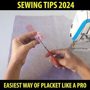 The easiest way of Placket cutting and stitching the professional | LC Studio