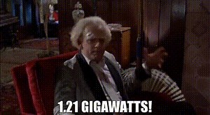 1.21 gigawatts!