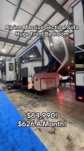 4.2K views · 21 reactions | Alpine Massive sectional sofa #alpine #fifthwheel #fifthwheellife | Tony T Rv Tumminello | Facebook