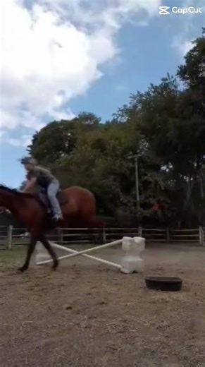 Old video!! First jump ever of me and him!!
