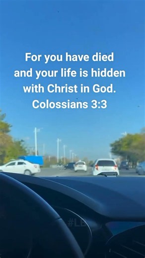 We died from sin and being separated from God,now our life is in Jesus Christ#livingbread#highlights