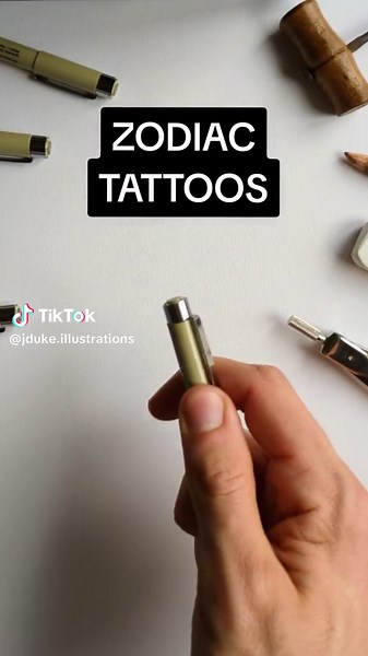 Zodiac Tattoos: Aquarius Design Inspirations