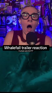 Whalefall movie trailer reaction, a new movie where a guy gets eaten by a whale, as someone terrified of whales #whalefall #whales #whale #thalassophobia #movies