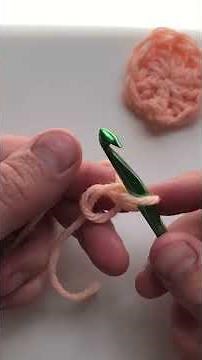 How to work crochet stitches into a magic circle