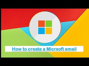 How to create a Microsoft email!