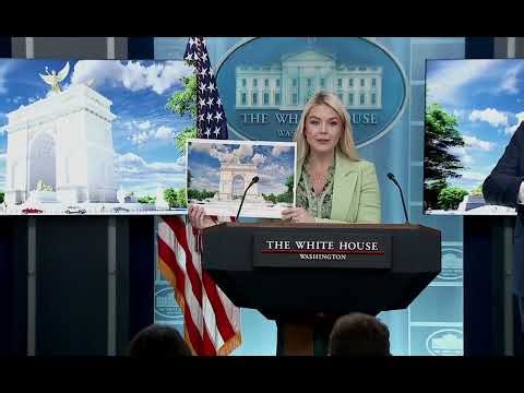 White House says 250-foot "Triumphal Arch" near Arlington Cemetery will honor America's birthday