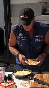 🍎🥧 So, lately bunch of people asked about this recipe of Jase's with the apples, custard and puff pastry. It took a while, but we finally found the one — it's the DESSERT of DREAMS! So simple! Mix it up in a bowl, cook the pastry in the Campboss cooker, and the fridge finishes it off. 🤩 So good Simon went back for seconds! | All 4 Adventure