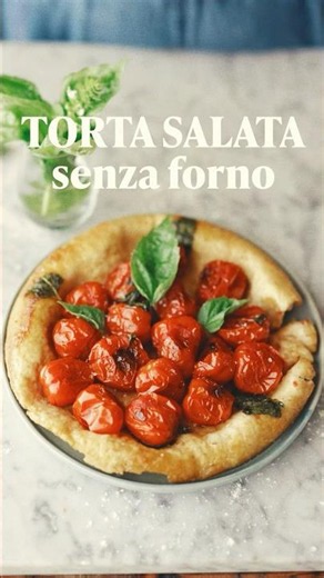 Torta salata in padella, senza forno 🍅