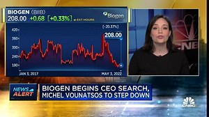 Biogen CEO Michel Vounatsos to step down following troubled Alzheimer's drug launch