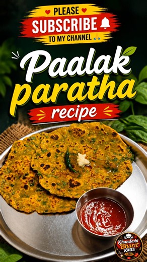 Palak Paratha Recipe | Soft & Tasty Palak Paratha | Easy Breakfast Recipe #paratharecipes #cooking