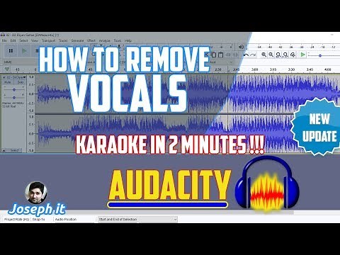 How to Remove Vocals from a song and Make Karaoke in Audacity