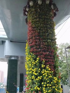 [Hot Item] Vertical Garden PP Material Hanging Wall Planters Flower Pots Stackable Indoor Outdoor Green Wall System