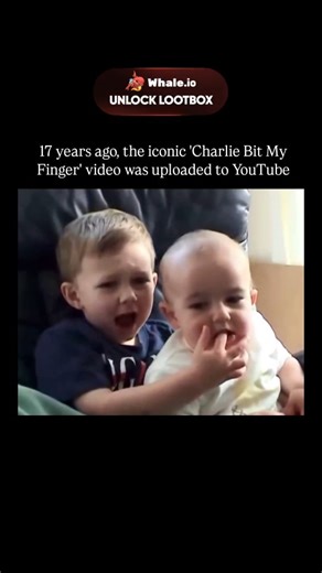 Unviversal Clips on Instagram: "The Instagram reel marks the approximate 18th anniversary of "Charlie Bit My Finger," uploaded on 22 May 2007 by father Howard Davies-Carr, which became YouTube's most-viewed video at the time with over 880 million views and exemplified early viral internet culture. Featuring brothers Harry (then 3) and baby Charlie's spontaneous finger-biting moment, the clip's charm lay in Charlie's infectious laughter, inspiring countless memes and parodies while boosting YouTu