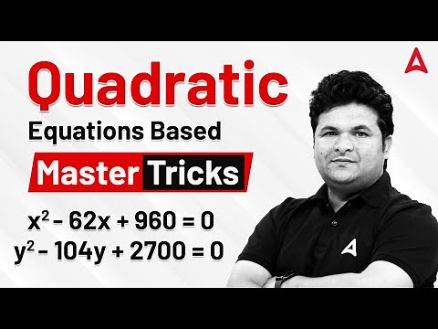 Quadratic Equations Based | Master Tricks By Shantanu Shukla