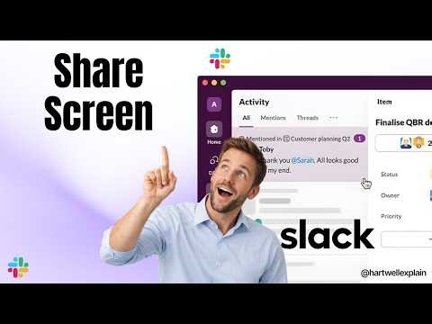 How to Share Screen in Slack Huddles