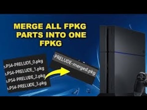 طريقة دمج ملفات pkg في ملف واحد / How to Merge pkg Files into One File