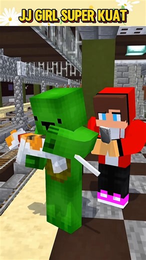 jj girl super kuwat‼️#dubbing #minecraft