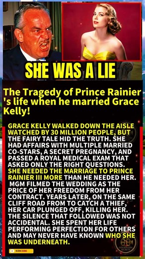 The Tragedy of Prince Rainier's life when he married Grace Kelly! #classiccinema #goldenera#short