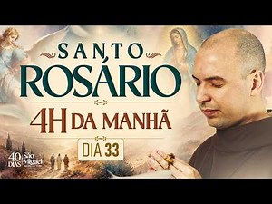Santo Rosário | 40 Dias com São Miguel Arcanjo 2026 | 03:40 | 22/09 | 33° Dia | Live Ao vivo