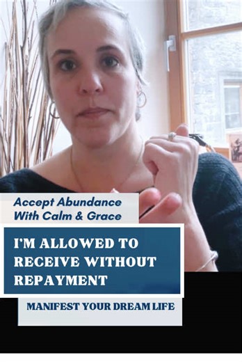 Full Free Vid On YouTube https://youtu.be/5hA3SbGyHA0 *Allowed to Receive Without Repayment. Accept Abundance With Calm & Grace* | EFT (Tapping) Do you struggle with receiving help, kindness, or gifts without feeling like you owe something in return? The belief that you have to “repay” every act of generosity can feel like a heavy emotional and financial burden, keeping you from accepting the support you truly need. This powerful EFT tapping session is designed to help you release that unconscio