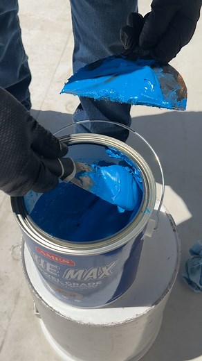 Blue Max® Trowel Grade is your heavy duty waterproofing paste for filling gaps and holes, reinforcing flashings & seams, and sealing the cracks and joints that need extra help. It's easy to apply with a trowel, putty knife, or brush. And it's versatile enough to be used on basements, walls, roofs, and more. You can paint over Blue Max® Trowel Grade and AMES products including Maximum-Stretch, Elasto-Barrier, Premium Roof Armor, and Block & Wall are all easy to apply over it. When you need streng