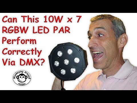 Can This 10W x7 RGBW LED PAR Perform Correctly Via DMX Review