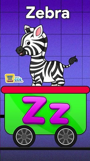 Letter Z for Kids 🦓 | Z is for Zebra ABC Song