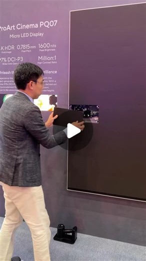 Vincent Teoh • TV Reviewer on Instagram: "Dismantling a $200k MicroLED TV, namely the 135-inch Asus ProArt PQ07. #microledtv #bigtv #luxurytv #homecinema"