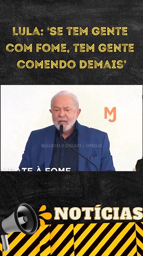 Lula: ‘Se tem gente com fome, tem gente comendo demais’. Oeste Sem Filtro. 28/02/23.#economia #politica #Jonalismo #Noticias #Brasil #lula #agronegócio