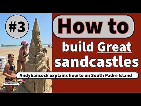 sand castle building with 2 simple tools #3