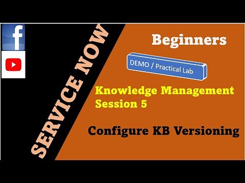 ServiceNow Knowledge Management | how to configure versioning on knowledge articles in ServiceNow