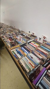 Library book sale day 📚 My favorite way to support my library is to buy their $1 books