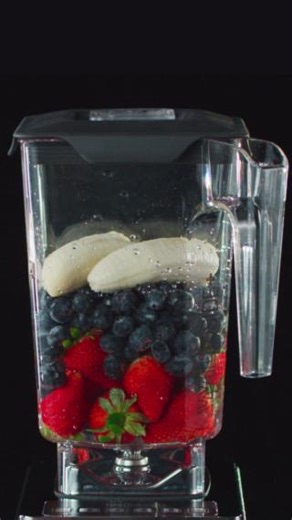 The makings of a Blendtec smoothie 🍓🫐🍌 | Blendtec