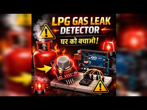 🤑😱LPG gas😱 detecting project 🤑#ArduinoProject #GasLeakDetector #MQ2Sensor #ScienceProject #SparkLab