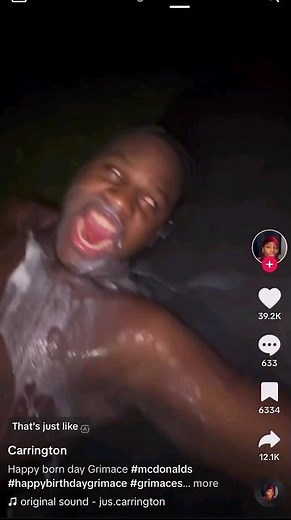 grimace shake from mcdonalds tiktok compilation of finest memes